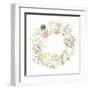 Floral Frame. Cute Succulents Arranged Un a Shape of the Wreath Perfect for Wedding Invitations And-Alisa Foytik-Framed Art Print