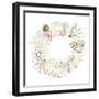 Floral Frame. Cute Succulents Arranged Un a Shape of the Wreath Perfect for Wedding Invitations And-Alisa Foytik-Framed Art Print