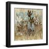 Floral Frenzy Blue I-Alan Hopfensperger-Framed Art Print