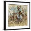 Floral Frenzy Blue I-Alan Hopfensperger-Framed Art Print