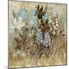 Floral Frenzy Blue I-Alan Hopfensperger-Mounted Art Print