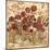 Floral Frenzy Burgundy I-Alan Hopfensperger-Mounted Art Print