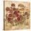 Floral Frenzy Burgundy II-Alan Hopfensperger-Stretched Canvas