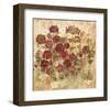 Floral Frenzy Burgundy II-Alan Hopfensperger-Framed Art Print