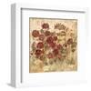 Floral Frenzy Burgundy II-Alan Hopfensperger-Framed Art Print