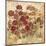 Floral Frenzy Burgundy II-Alan Hopfensperger-Mounted Art Print