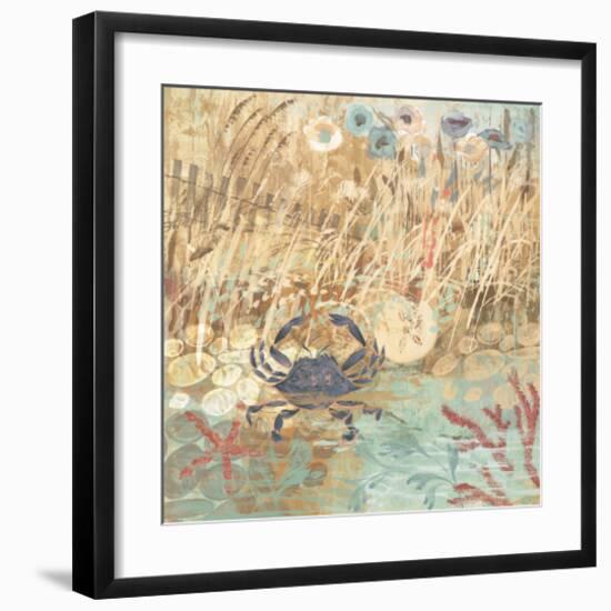 Floral Frenzy Coastal I-Alan Hopfensperger-Framed Art Print