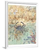 Floral Frenzy Coastal II-Alan Hopfensperger-Framed Premium Giclee Print