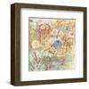 Floral Frenzy Coastal III-Alan Hopfensperger-Framed Art Print