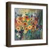 Floral Frenzy Green-Alan Hopfensperger-Framed Art Print