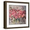 Floral Frenzy Pink I-Alan Hopfensperger-Framed Art Print