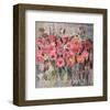 Floral Frenzy Pink I-Alan Hopfensperger-Framed Art Print