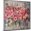 Floral Frenzy Pink I-Alan Hopfensperger-Mounted Art Print