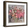 Floral Frenzy Pink II-Alan Hopfensperger-Framed Art Print