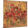 Floral Frenzy Red II-Alan Hopfensperger-Mounted Art Print