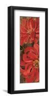 Floral Frenzy Red III-Alan Hopfensperger-Framed Art Print