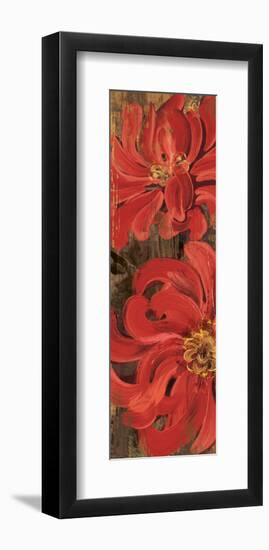 Floral Frenzy Red III-Alan Hopfensperger-Framed Art Print