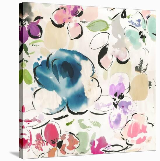 Floral Funk I-Kelly Parr-Stretched Canvas