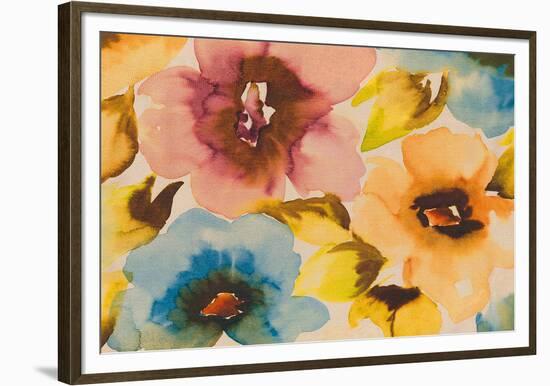 Floral Fusion II-Tanuki-Framed Giclee Print