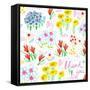 Floral Garden - Thank You, 2014-Jo Chambers-Framed Stretched Canvas