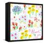 Floral Garden - Thank You, 2014-Jo Chambers-Framed Stretched Canvas