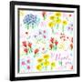 Floral Garden - Thank You, 2014-Jo Chambers-Framed Giclee Print