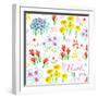 Floral Garden - Thank You, 2014-Jo Chambers-Framed Giclee Print