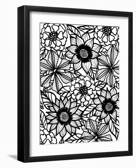 Floral Garden-Laura Miller-Framed Giclee Print