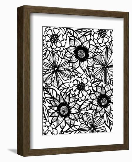 Floral Garden-Laura Miller-Framed Giclee Print