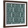 Floral Geometric-Yachal Design-Framed Giclee Print