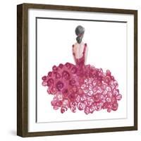 Floral Glamour-Sandra Jacobs-Framed Giclee Print