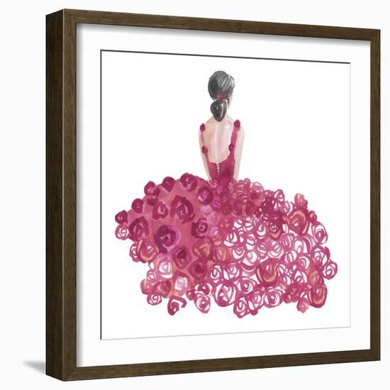 Floral Glamour-Sandra Jacobs-Framed Giclee Print