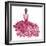 Floral Glamour-Sandra Jacobs-Framed Giclee Print