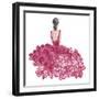 Floral Glamour-Sandra Jacobs-Framed Giclee Print