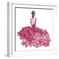 Floral Glamour-Sandra Jacobs-Framed Giclee Print