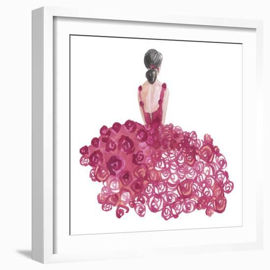 Floral Glamour-Sandra Jacobs-Framed Giclee Print