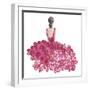 Floral Glamour-Sandra Jacobs-Framed Giclee Print