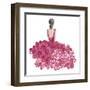 Floral Glamour-Sandra Jacobs-Framed Giclee Print