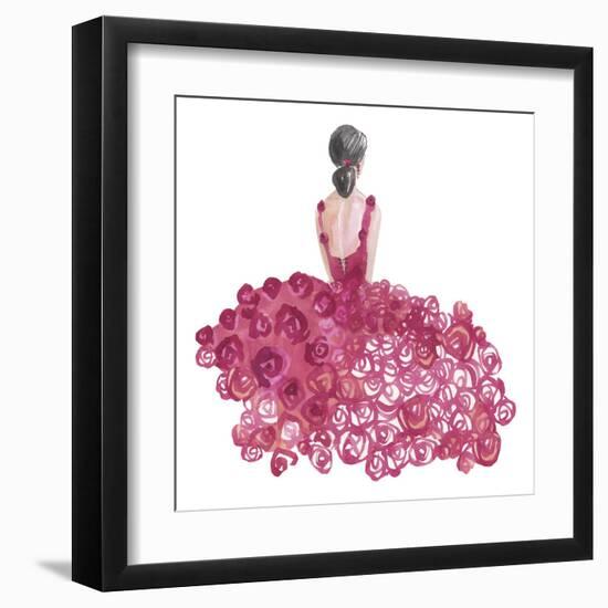 Floral Glamour-Sandra Jacobs-Framed Giclee Print