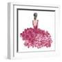 Floral Glamour-Sandra Jacobs-Framed Giclee Print