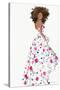 Floral Gown 1-Stellar Design Studio-Stretched Canvas