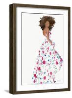 Floral Gown 1-Stellar Design Studio-Framed Art Print