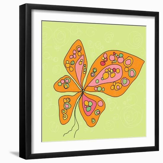 Floral Groove-Jan Weiss-Framed Art Print