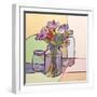 Floral Harmony, 2023 (Oil on Canvas)-Catherine J Martzloff-Framed Giclee Print