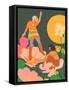 Floral Home-Gigi Rosado-Framed Stretched Canvas