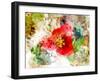 Floral in Bloom XV-Chamira Young-Framed Art Print