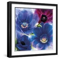 Floral Intensity I-Nick Vivian-Framed Giclee Print