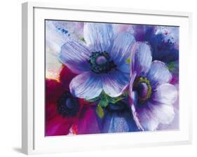 Floral Intensity III-Nick Vivian-Framed Giclee Print