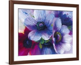 Floral Intensity III-Nick Vivian-Framed Giclee Print