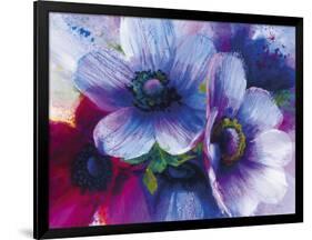 Floral Intensity III-Nick Vivian-Framed Giclee Print